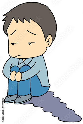 Illustration: ひとりぼっち男の子 ひとりぼっち男の子