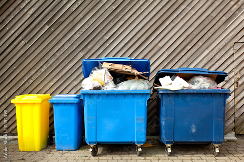 Photo: Large wheelie bins Large wheelie bins