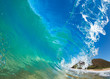 Beautiful Sunny Blue Wave