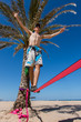 Photo: Auf der Slackline Auf der Slackline