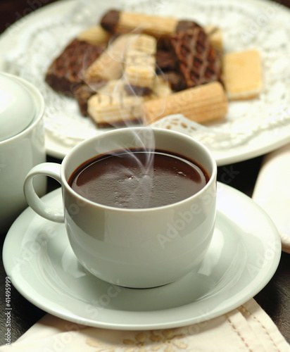 Photo: Cioccolata in tazza - Hot chocolate Cioccolata in tazza - Hot chocolate
