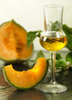 melon grappa with fruit