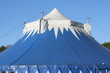 Circus Tent under a blue sky