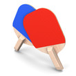 TableTennis'sPaddlesRedAndBlue