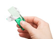 chewing gum in hand