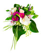 Photo: bouquet of roses, gerberas, orchids and anthurium bouquet of roses, gerberas, orchids and anthurium