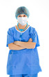 woman doctor waiting for