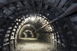 Underground tunnel in the coal mine