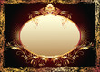 Luxurious copper ornament and crown