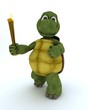 tortoise running with othe olympic torch tortoise running with othe olympic torch