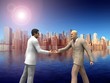 Business handshake
