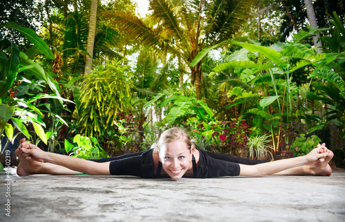 Photo: Yoga in the tropic garden Yoga in the tropic garden