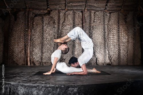 Photo: Couple yoga Couple yoga