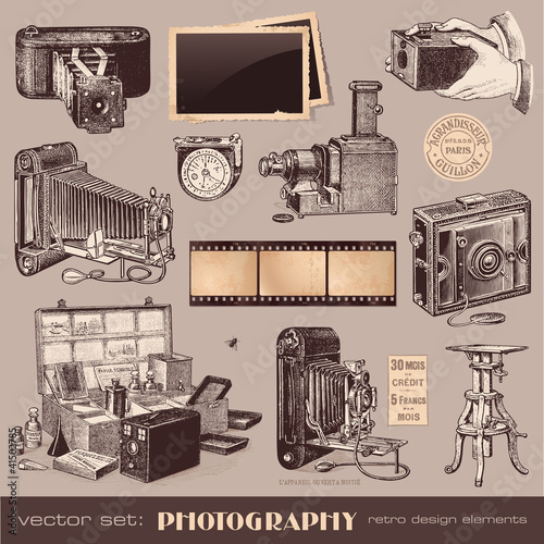 Vector: vintage photography vintage photography