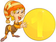 gnome and coins