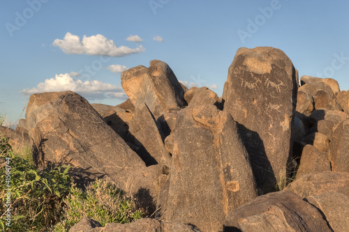Photo: Petroglyphs at Saguaro National Park Petroglyphs at Saguaro National Park