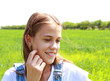 Girl on the nature Girl on the nature