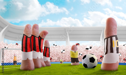 Illustration: Finger soccer Finger soccer