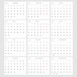 Vector calendar 2013