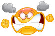 Vector: Furious emoticon Furious emoticon