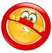 Not allowed emoticon