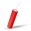 3d Dynamite on white background