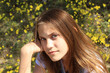 Girl on the nature Girl on the nature