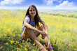 Girl on the nature Girl on the nature