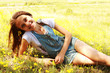 Girl on the nature Girl on the nature