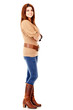 Casual woman stading
