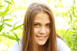 Girl on the nature Girl on the nature