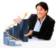 canvas print picture - Business growth