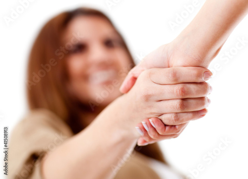 Photo: Friendly handshake Friendly handshake