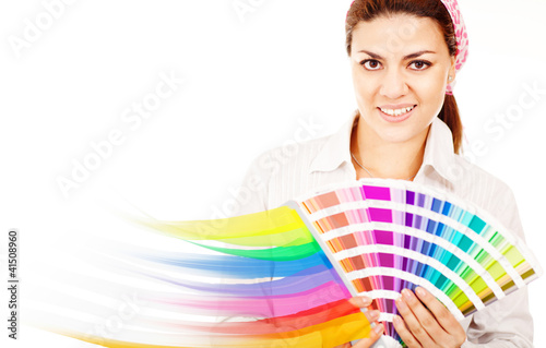 Photo: Female decorator Female decorator