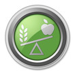 Green 3D Style Button "Nutrition"