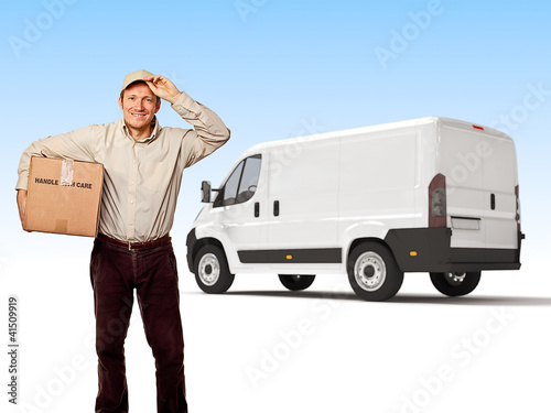 Foto: delivery man delivery man
