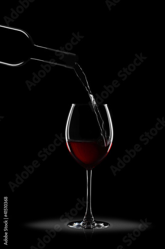 Photo: calice di vino silouette calice di vino silouette