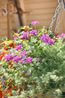 Summer floral basket