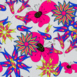 vector seamless season flower background