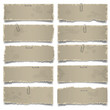 Collection of old note papers