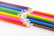 Color pencils over white Color pencils over white