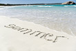 Sommer in den Sand geschrieben Sommer in den Sand geschrieben