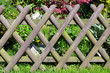Foto: Gartenzaun Jägerzaun Gartenzaun Jägerzaun