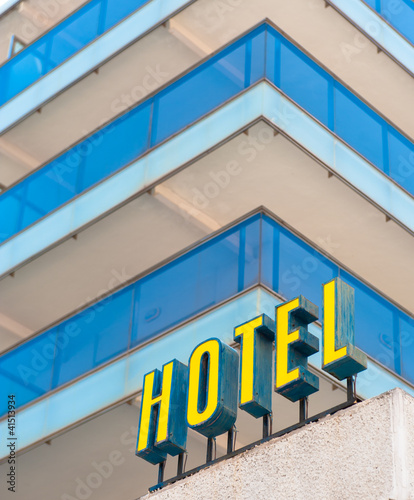 Photo: Hotel sign a Hotel sign a