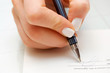 Signing contract