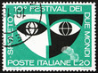 Postage stamp Italy 1967 shows Stylized Mask
