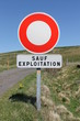 panneau de signalisation panneau de signalisation