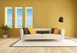 yellow living room yellow living room