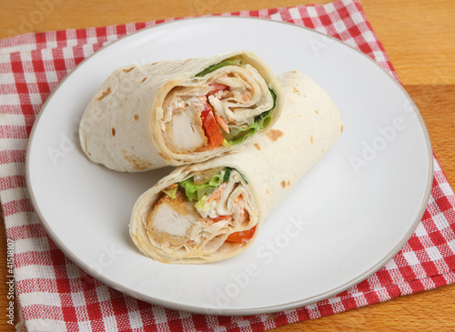 Foto: Southern Fried Chicken Wrap Sandwich Southern Fried Chicken Wrap Sandwich