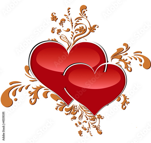 Illustration: hearts hearts